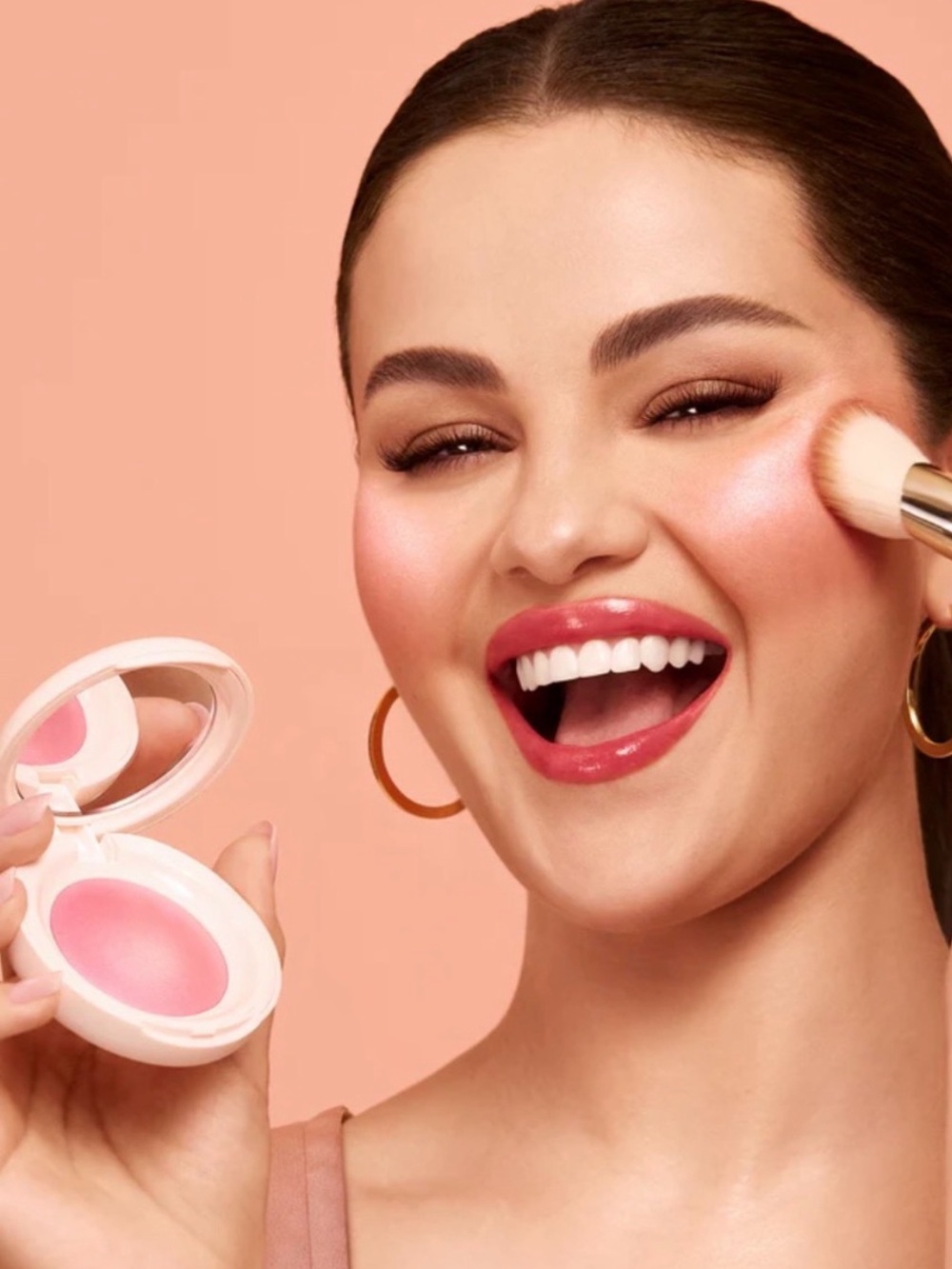 🆕🎀Rare Beauty - Powder Blush — Soft Pink Glow - shade Happy